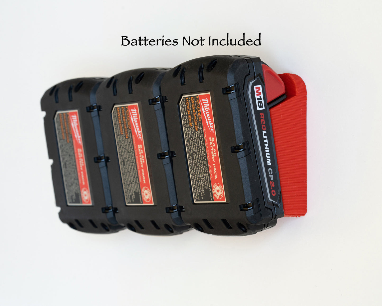 Milwaukee M18 Battery Mount / Holder - Original Design