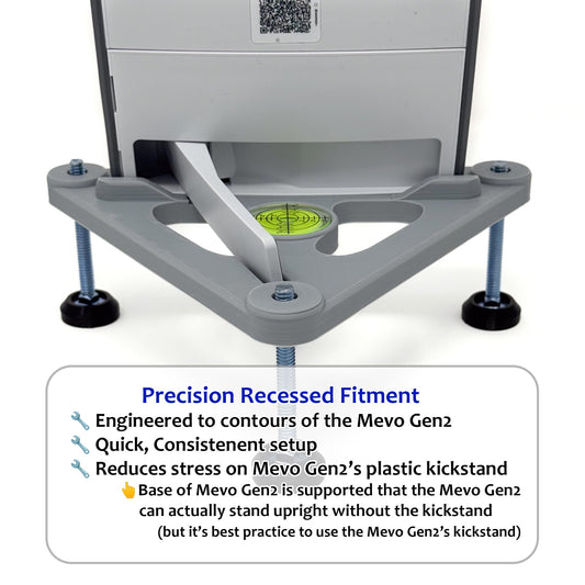 Adjustable Alignment & Leveling Stand for FlightScope Mevo Gen2 / Gen 2
