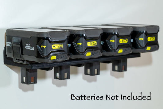 Ryobi 18v ONE+ Battery wall mount / holder - Original design