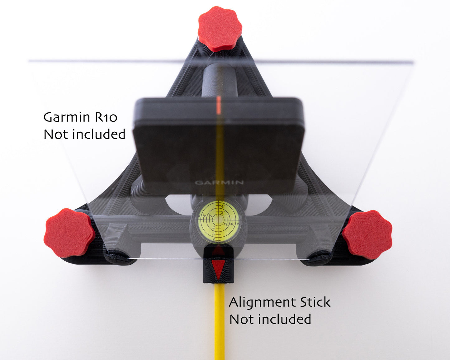 Adjustable Alignment Stand for Garmin Approach R10 w/Ball-Ricochet Protection