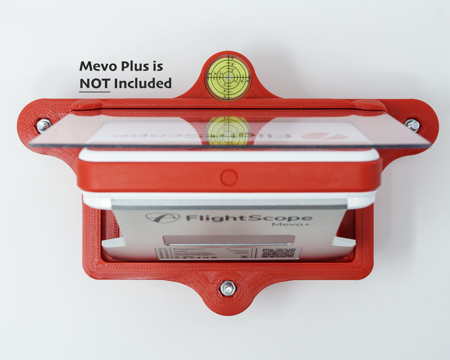 Adjustable Alignment & Leveling Dock Stand for Flightscope Mevo Plus (Mevo+) 2023, 2024, 2025, and Limited Edition w/Ball-Ricochet Protection