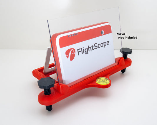 Adjustable Alignment & Leveling Dock Stand for Flightscope Mevo Plus (Mevo+) w/Ball-Ricochet Protection