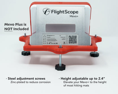 Adjustable Alignment & Leveling Dock Stand for Flightscope Mevo Plus (Mevo+) 2023, 2024, 2025, and Limited Edition