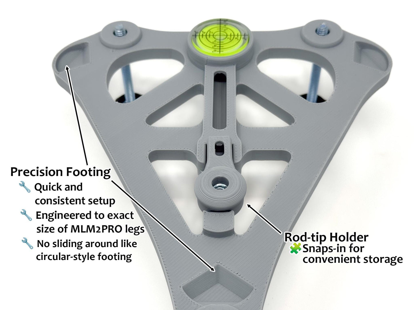 Adjustable Alignment & Leveling Stand for Rapsodo MLM2PRO