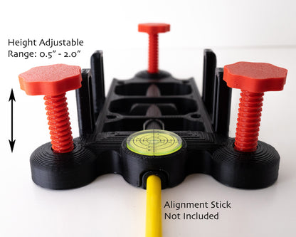 Adjustable Alignment & Leveling Stand for Rapsodo Mobile Launch Monitor (MLM)
