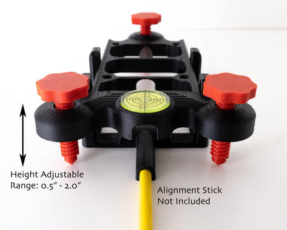 Adjustable Alignment & Leveling Stand for Rapsodo Mobile Launch Monitor (MLM)