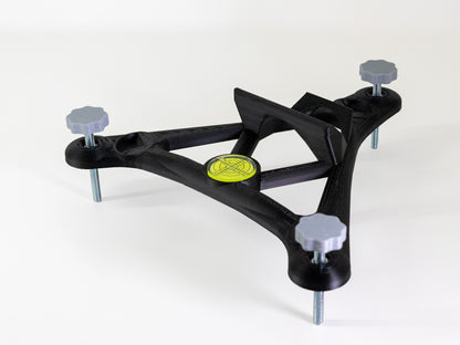 Adjustable Leveling Stand for Rapsodo MLM2PRO - Alignment Aid w/portable battery charger tray