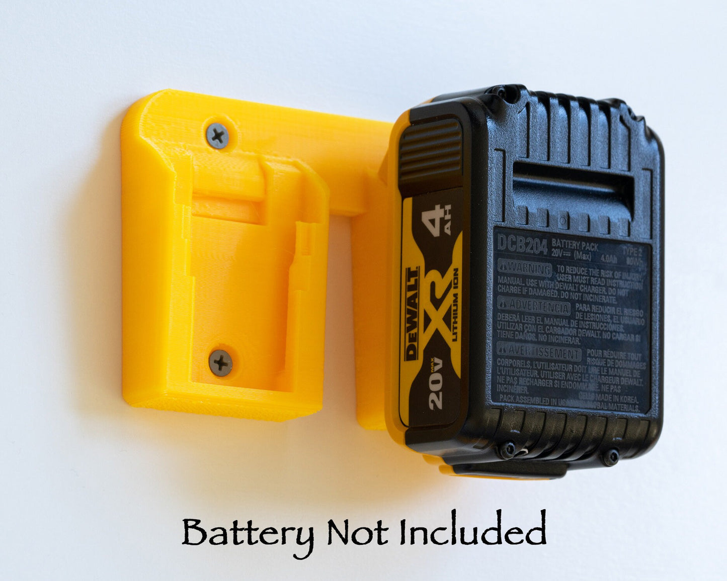 DeWALT 20v MAX / MAX XR Battery Mount / Holder - Original design