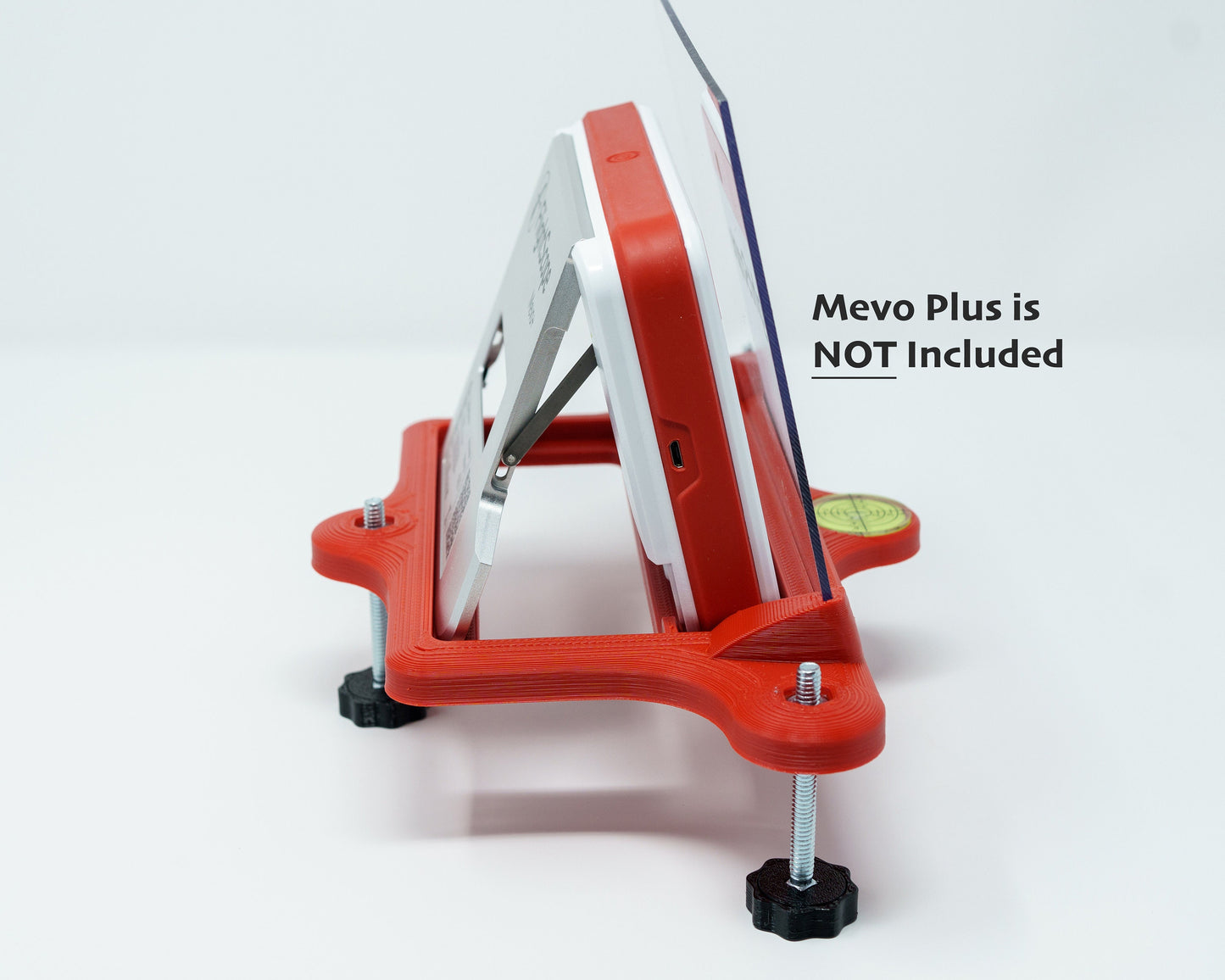 Adjustable Alignment & Leveling Dock Stand for Flightscope Mevo Plus (Mevo+) 2023, 2024, 2025, and Limited Edition w/Ball-Ricochet Protection