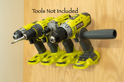 Ryobi 18v ONE+ cordless tools wall mount / holder