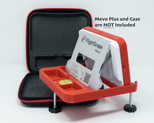 Ultra Portable Adjustable Alignment & Leveling Dock Stand for Flightscope Mevo Plus (Mevo+) - Fits in the Mevo Plus Case