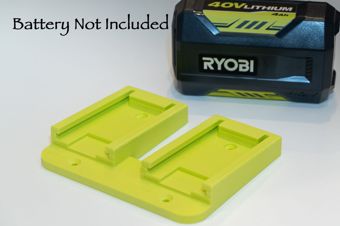 Ryobi 40v Battery wall mount / holder - Original design