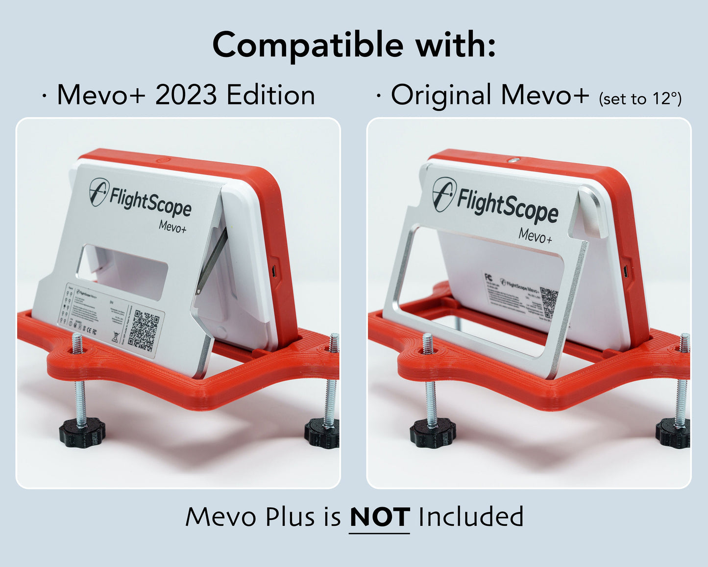 Adjustable Alignment & Leveling Dock Stand for Flightscope Mevo Plus (Mevo+) 2023, 2024, 2025, and Limited Edition
