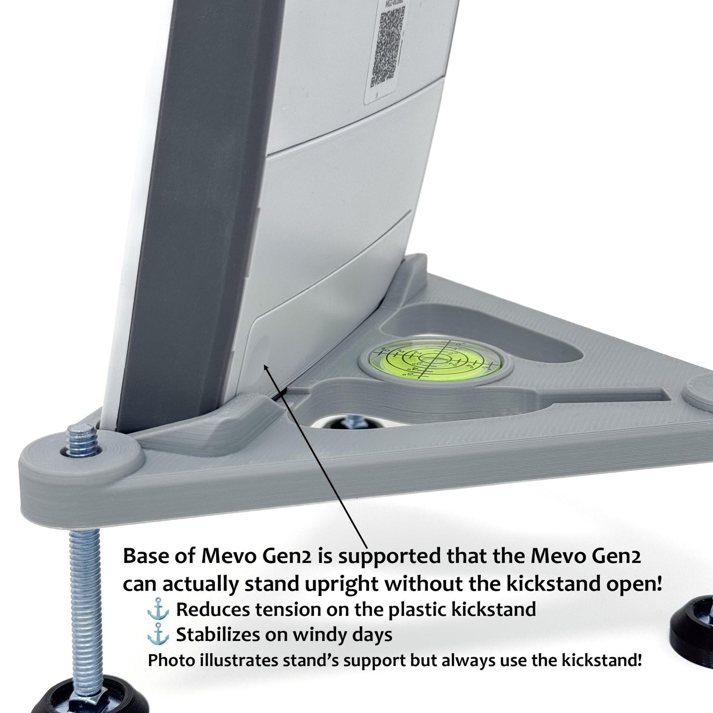 Adjustable Alignment & Leveling Stand for FlightScope Mevo Gen2 / Gen 2