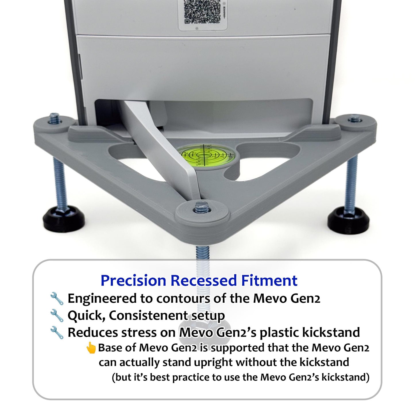 Adjustable Alignment & Leveling Stand for FlightScope Mevo Gen2 / Gen 2