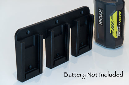 Ryobi 40v Battery wall mount / holder - Original design