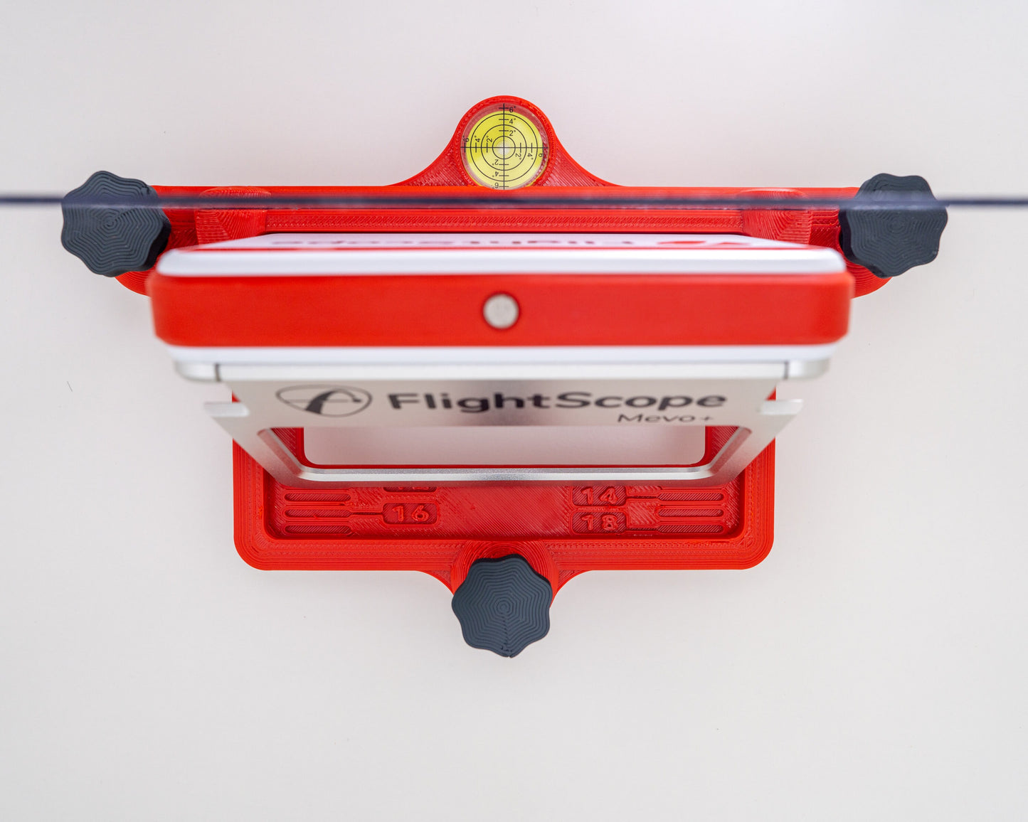 Adjustable Alignment & Leveling Dock Stand for Flightscope Mevo Plus (Mevo+) w/Ball-Ricochet Protection