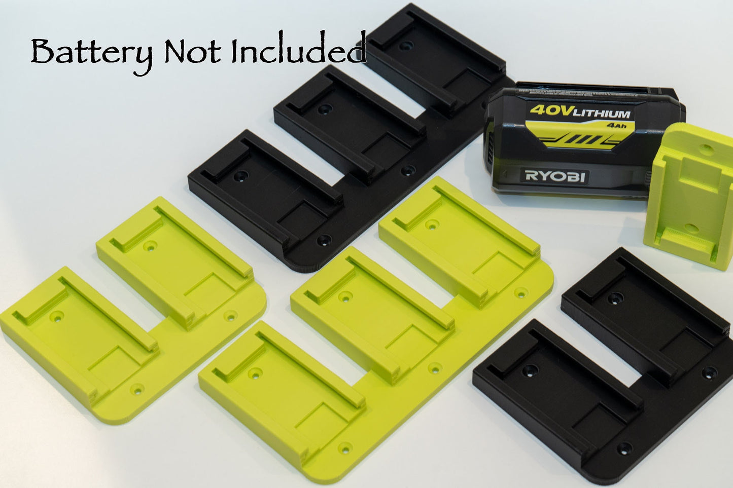Ryobi 40v Battery wall mount / holder - Original design