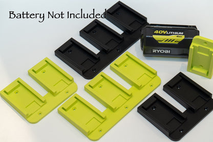 Ryobi 40v Battery wall mount / holder - Original design