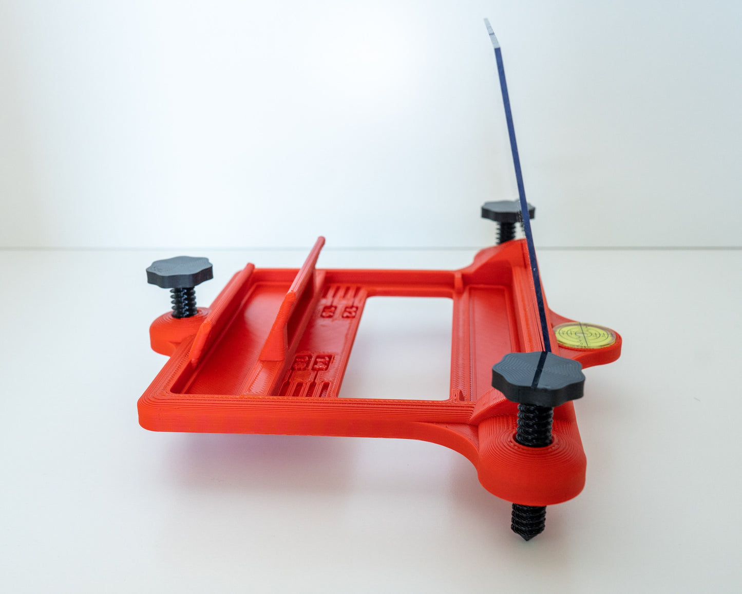 Adjustable Alignment & Leveling Dock Stand for Flightscope Mevo Plus (Mevo+) w/portable battery charger tray