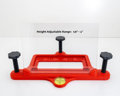 Adjustable Alignment & Leveling Dock Stand for Flightscope Mevo Plus (Mevo+) w/Ball-Ricochet Protection