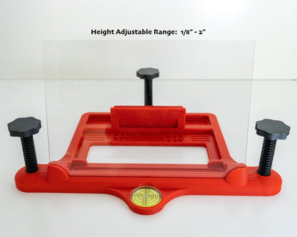 Adjustable Alignment & Leveling Dock Stand for Flightscope Mevo Plus (Mevo+) w/portable battery charger tray