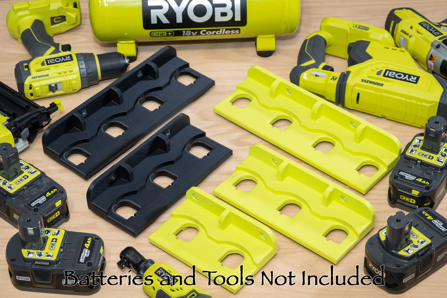 Ryobi 18v ONE+ Battery wall mount / holder - Original design