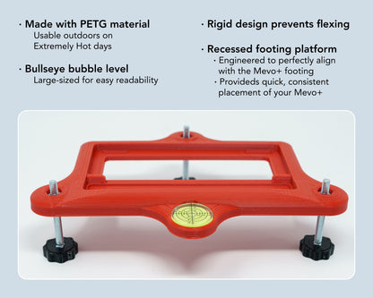 Adjustable Alignment & Leveling Dock Stand for Flightscope Mevo Plus (Mevo+) 2023, 2024, 2025, and Limited Edition