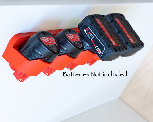 Milwaukee M12 Latching Battery Mount / Holder - Original Design